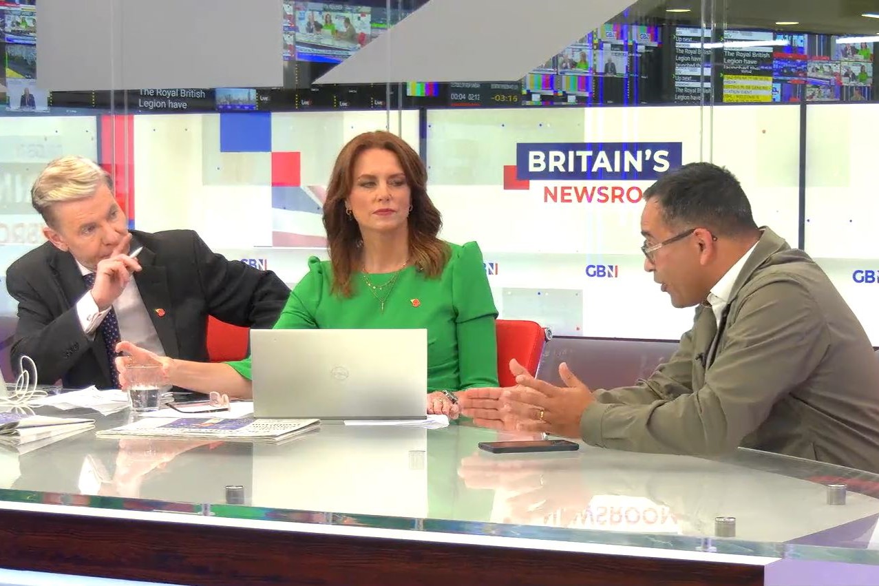 A TV news show panel discussion.