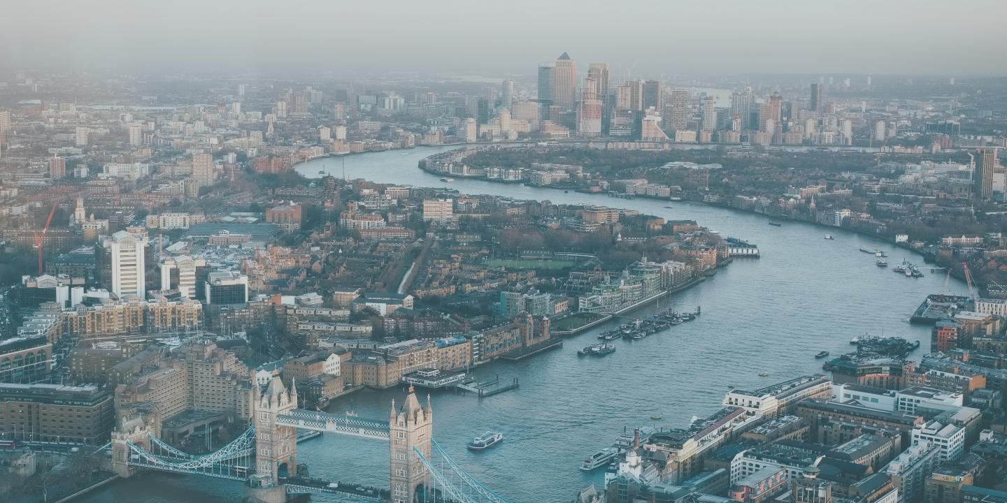 Image overlooking London