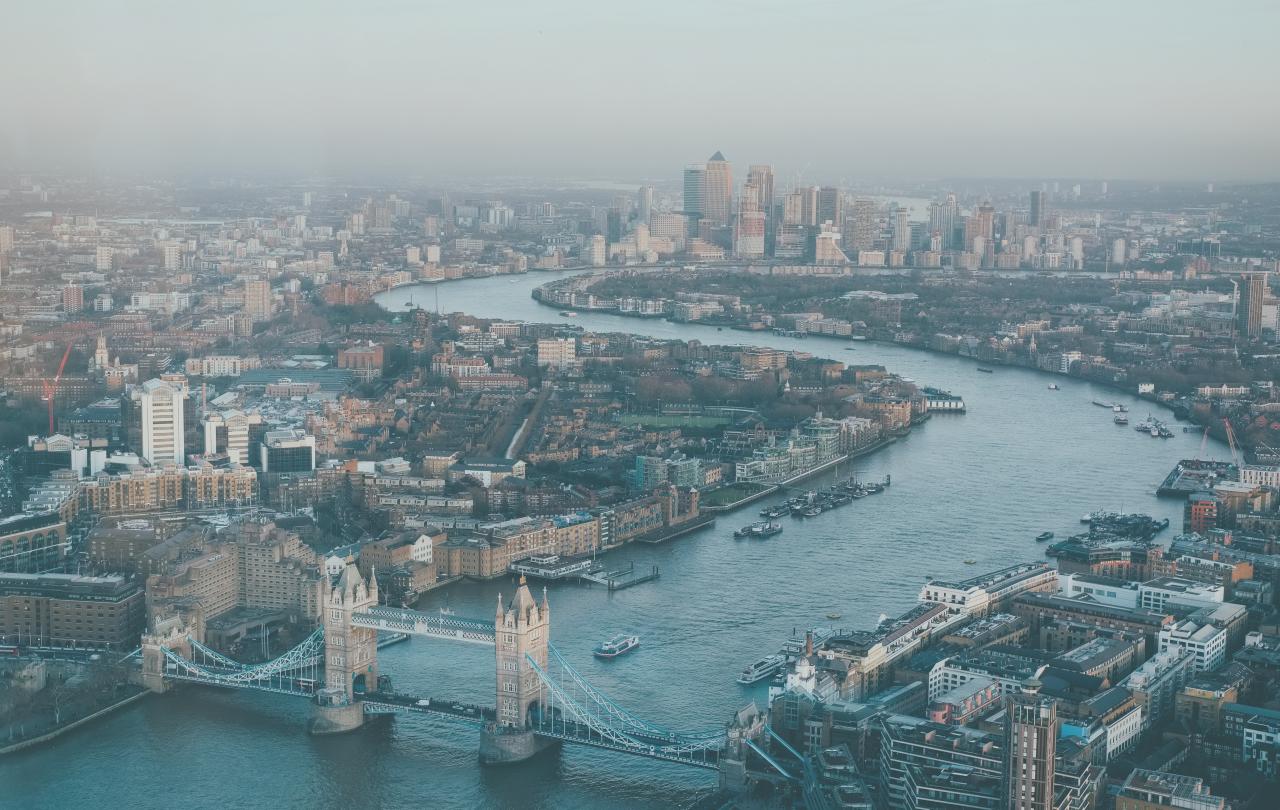 Image overlooking London