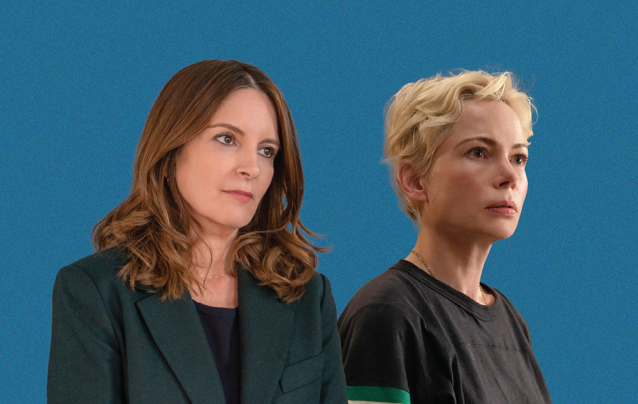 Two women in a composite image.